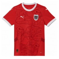 Camiseta Austria Primera Equipación Replica Eurocopa 2024 para mujer mangas cortas